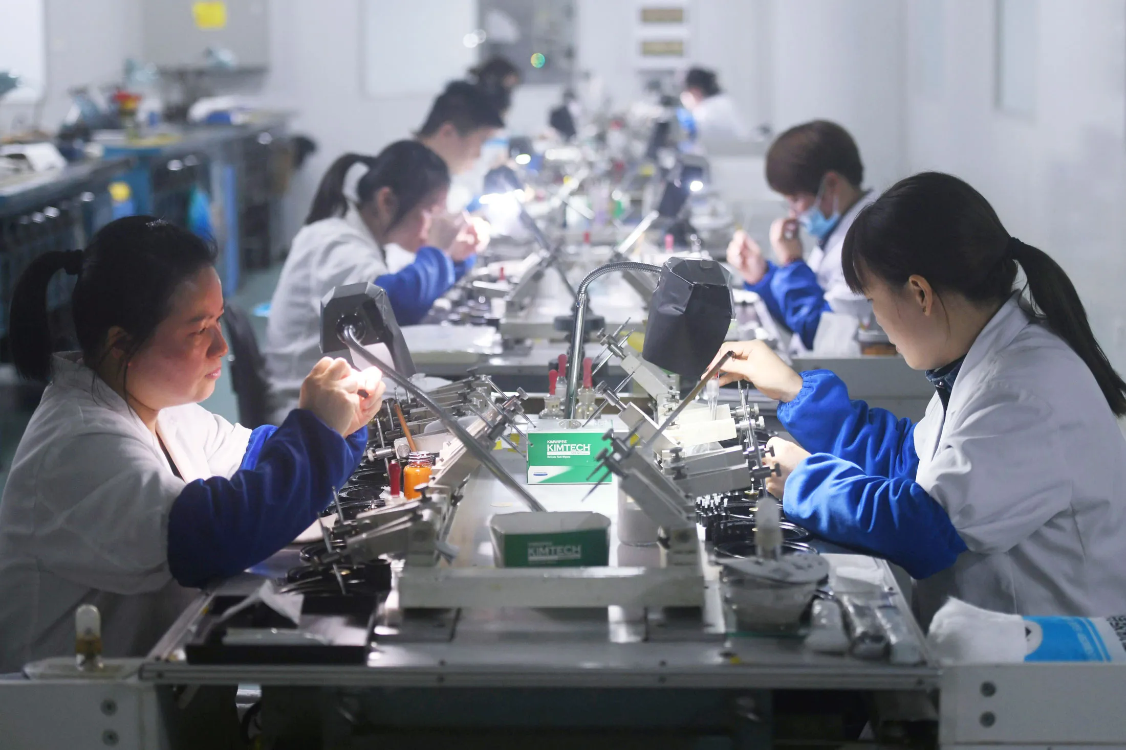 Medical device manufacturing in China.