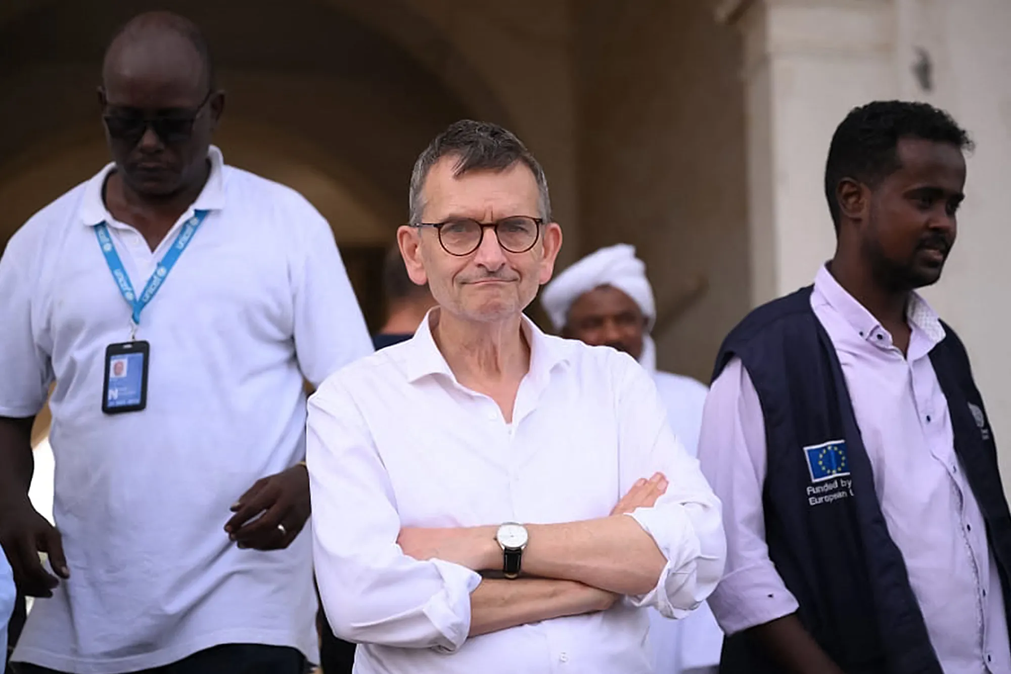 Volker Perthes in Port Sudan in April.