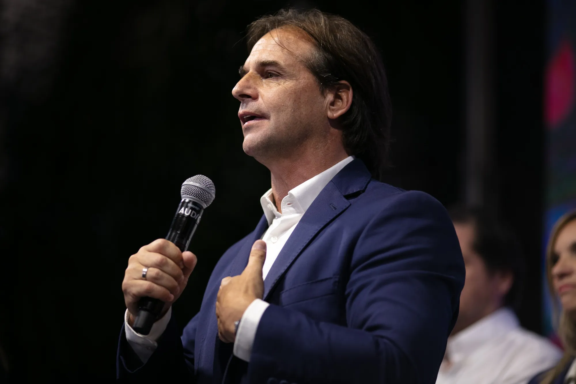 Luis Lacalle Pou, presidential candidate for the National Party.