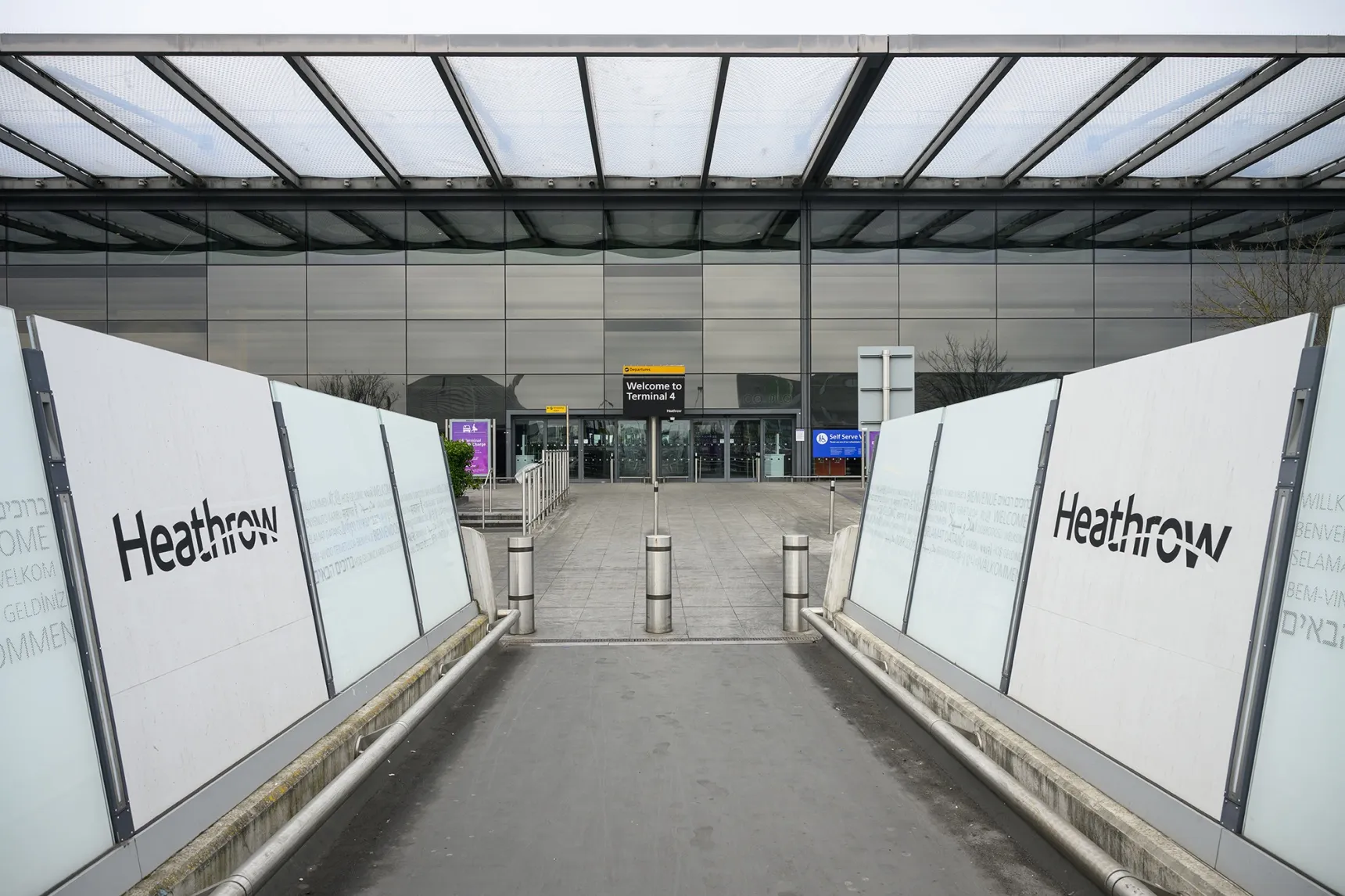 Terminal 4 of Heathrow airport in London
