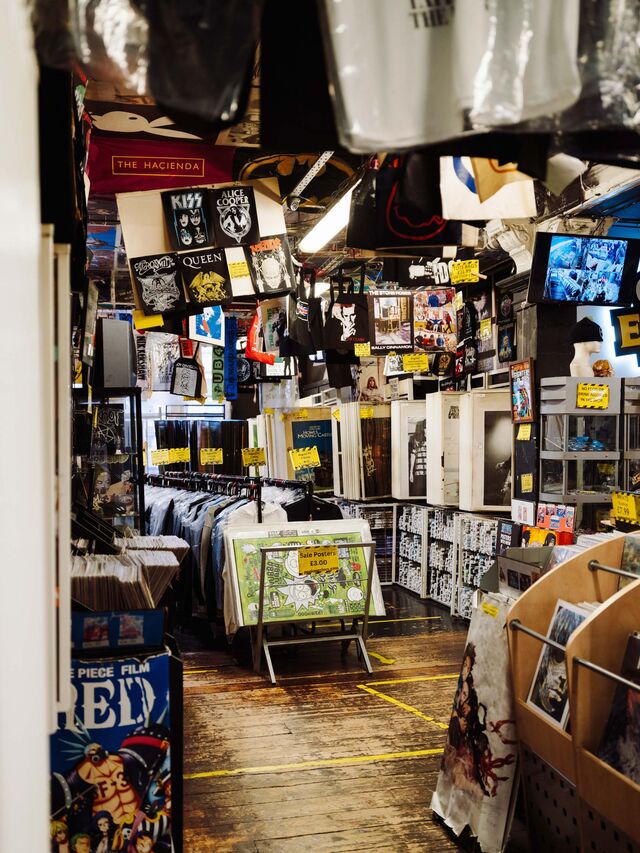Shopping at Afflecks, a multistory indoor bazaar.