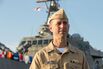 U.S. Navy Chief Of Naval Operations Admiral John Richardson Speaks At News Conference And Tour Of USS Coronado Navy Ship