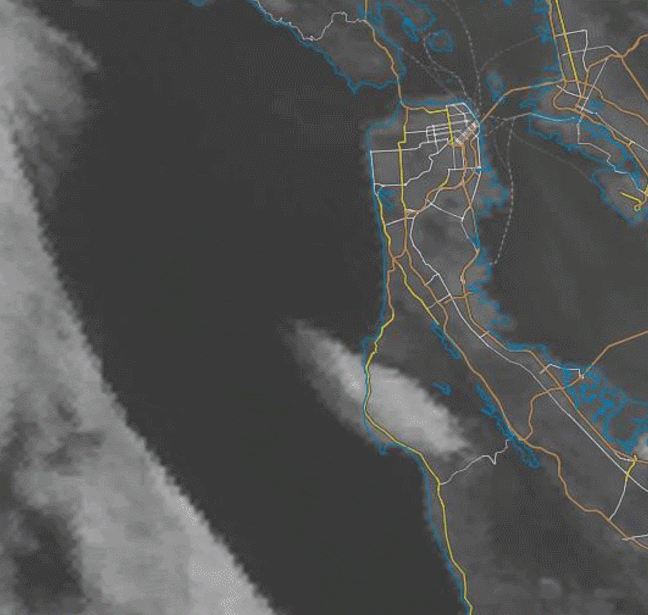 San Francisco's Fog Presented on Real-Time Satellite - Bloomberg