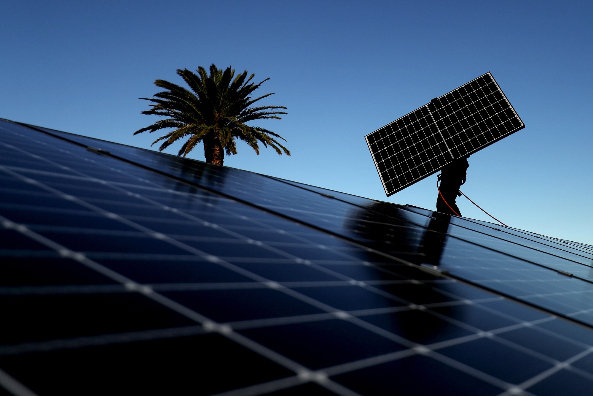 The energy transition continues to draw record funding. Photographer: Brendon Thorne/Bloomberg