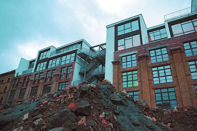 A former brewery on Bernauer Strasse that developers are turning into a technology hub known as the Factory