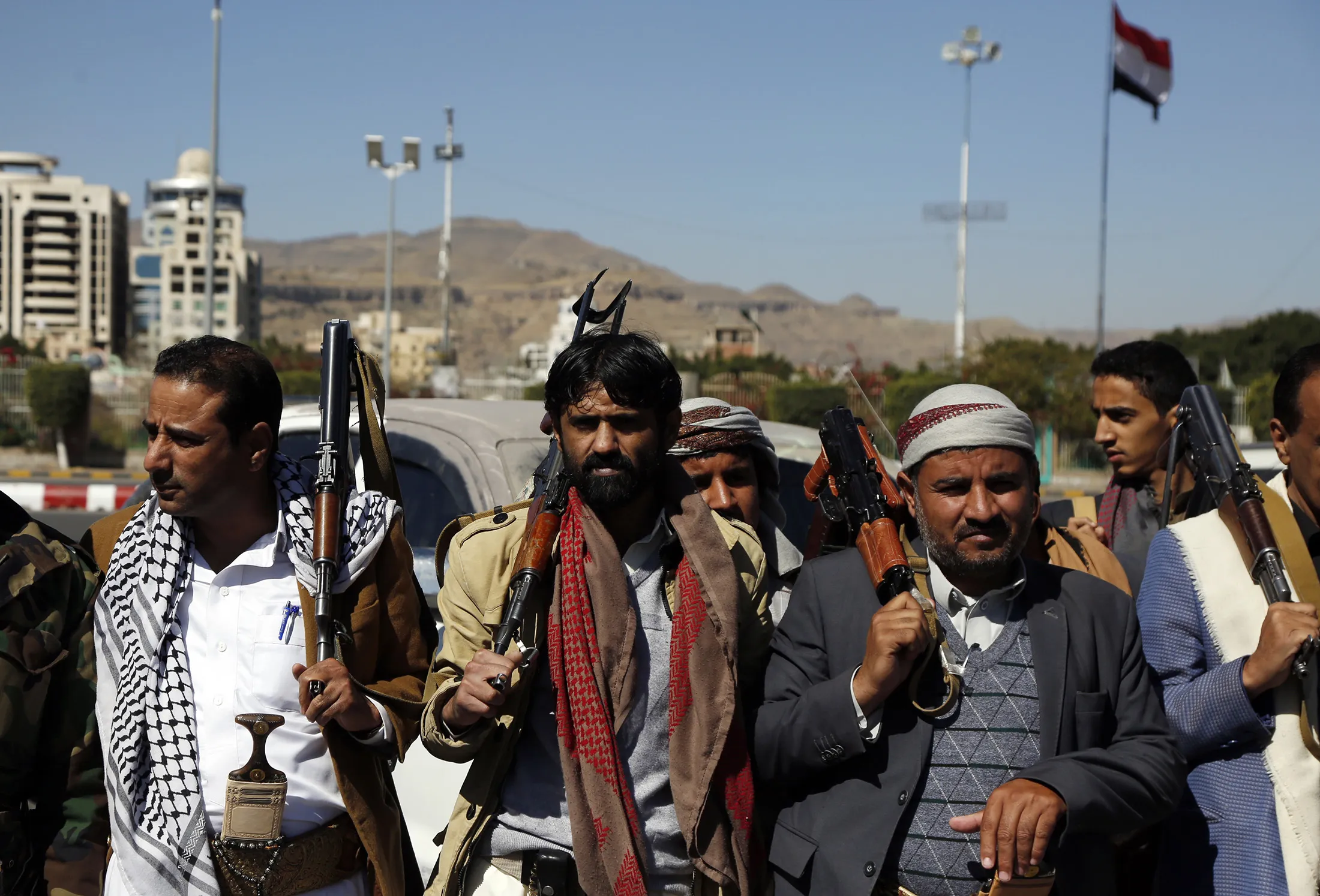 Houthi supporters in Sana’a, Yemen, on Feb. 4.