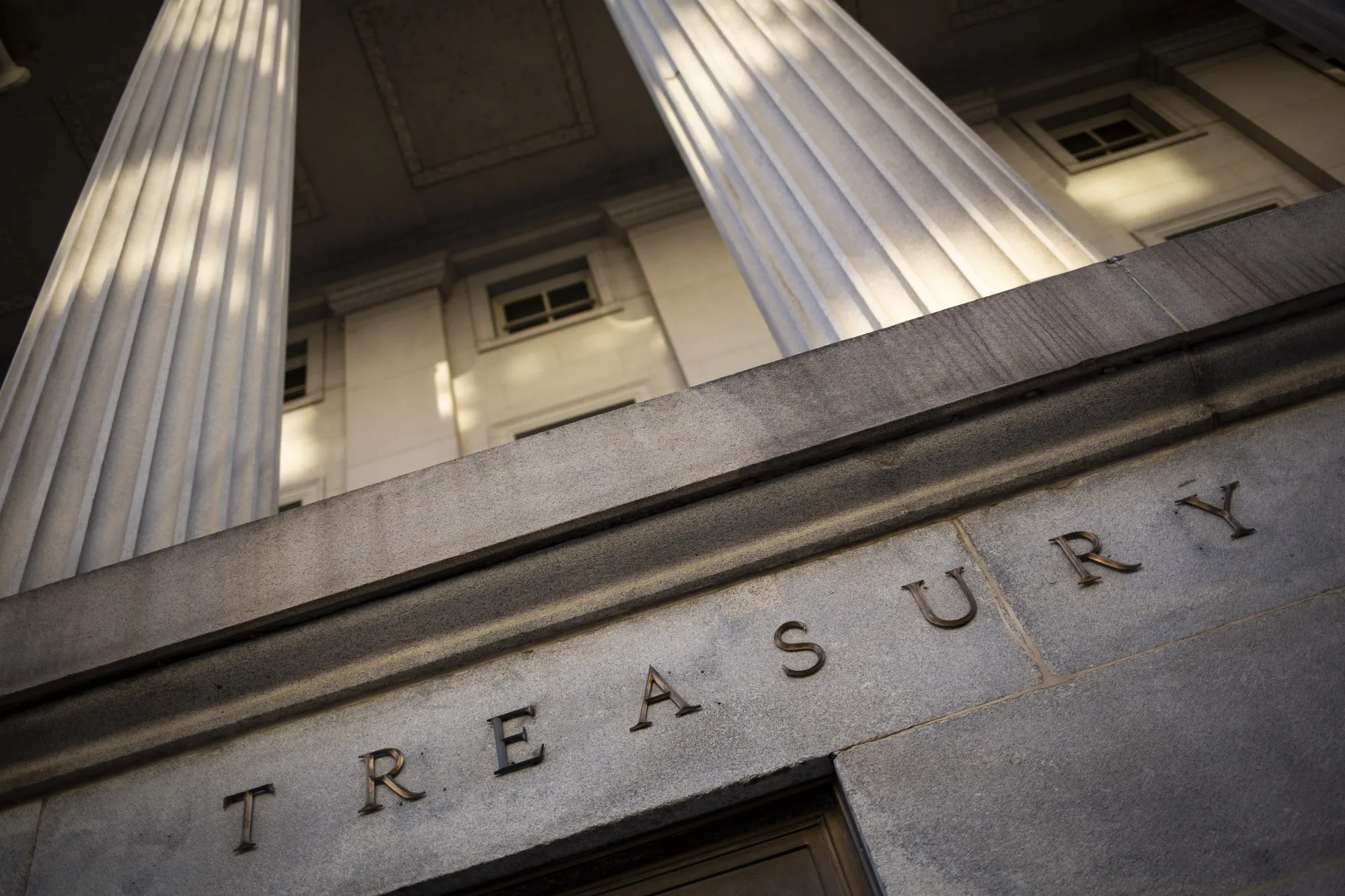 The U.S. Treasury building in Washington, D.C.