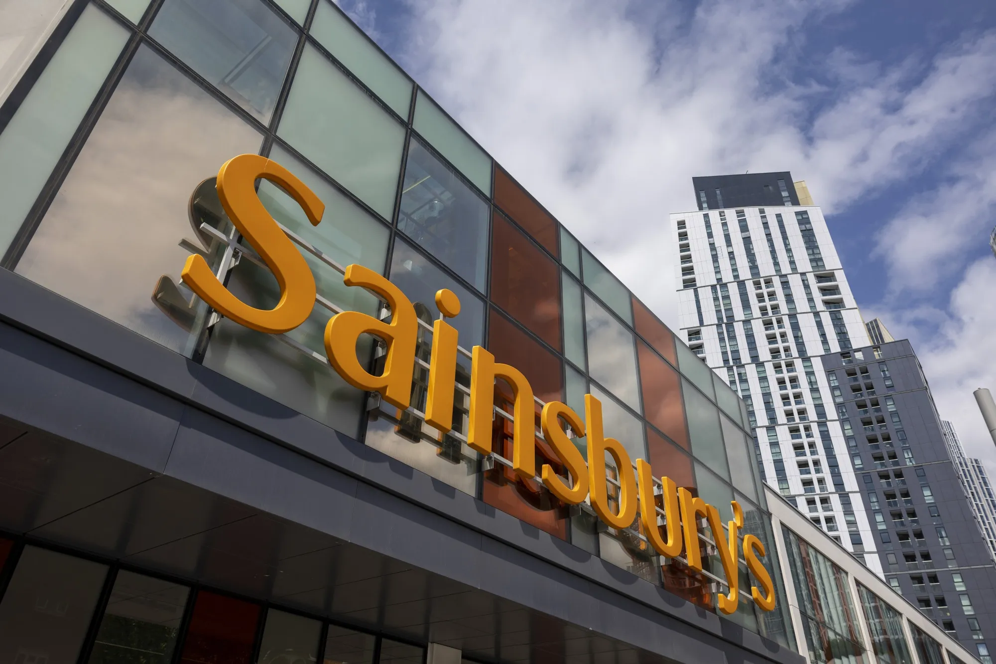 A J Sainsbury supermarket in London.