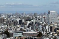 Tokyo Skyline Ahead of Japan GDP Figures