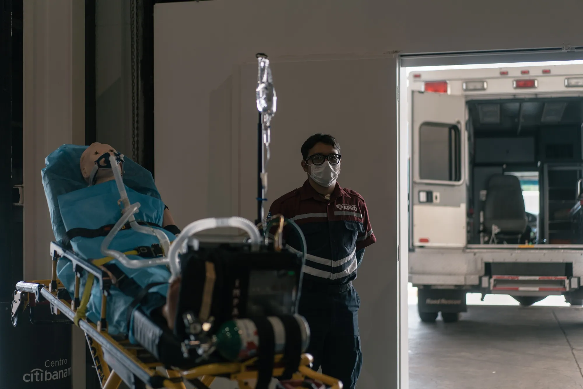 Mayor Claudia Sheinbaum Tours Temporary Covid-19 Facility As Hospitals Near Full Capacity