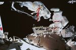Chinese taikonauts conduct extravehicular activities at the Tianhe space station in November.