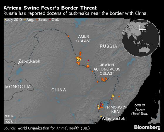 Is China Exporting African Swine Fever to Russia?