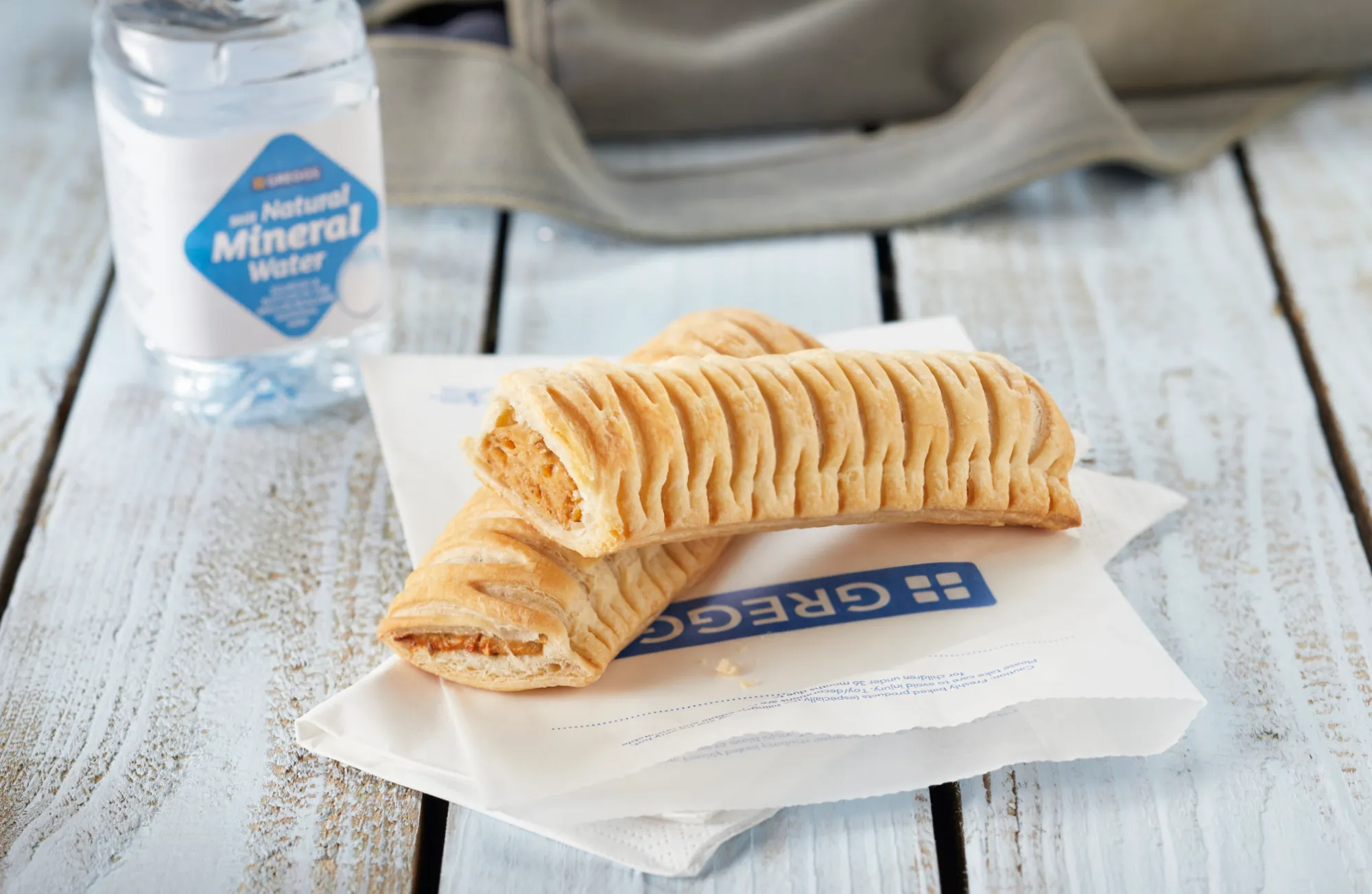 The Greggs vegan sausage roll.
