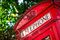 An honour library operated located inside a converted red phone booth, on Lewisham Way, in London.