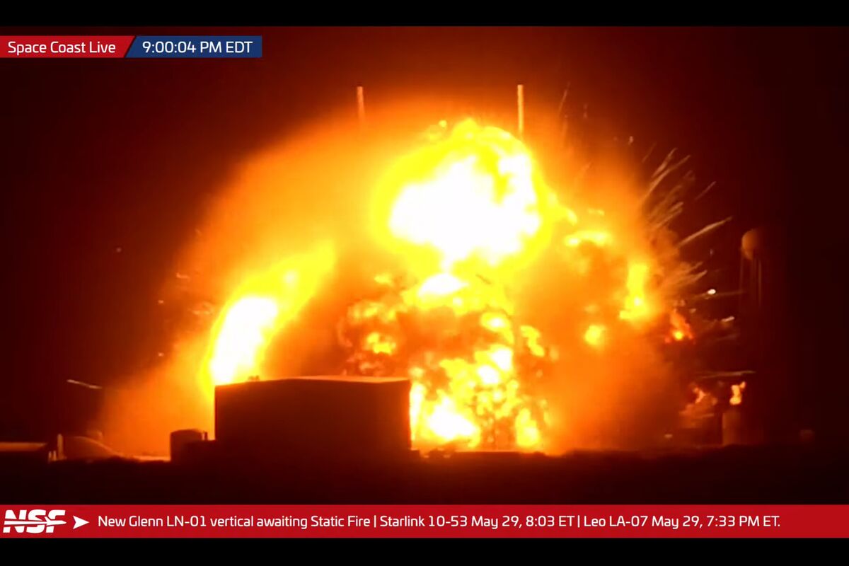Explosión del cohete New Glenn amenaza planes espaciales de Blue Origin y Amazon