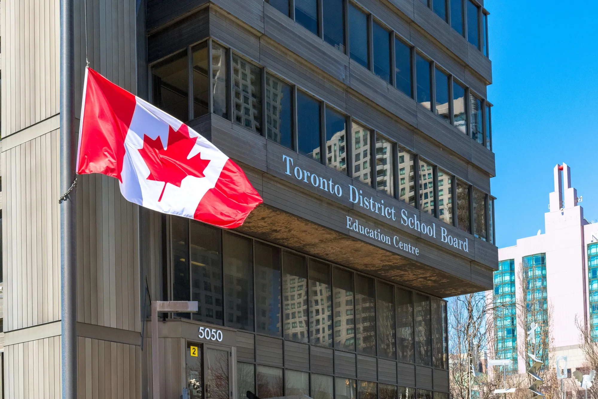 The Toronto District School Board Education Centre in Toronto.