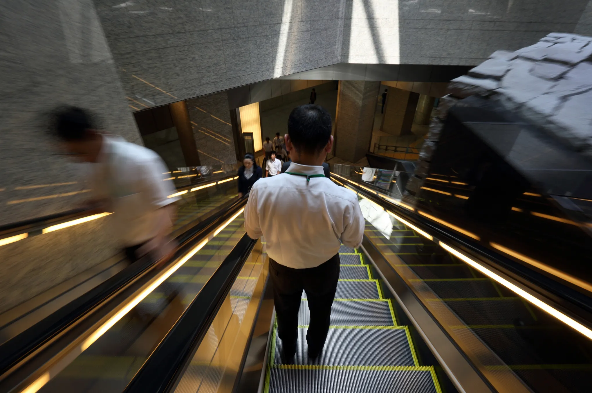 Workers In Central Business District As Japan Releases Jobless Rate Figures
