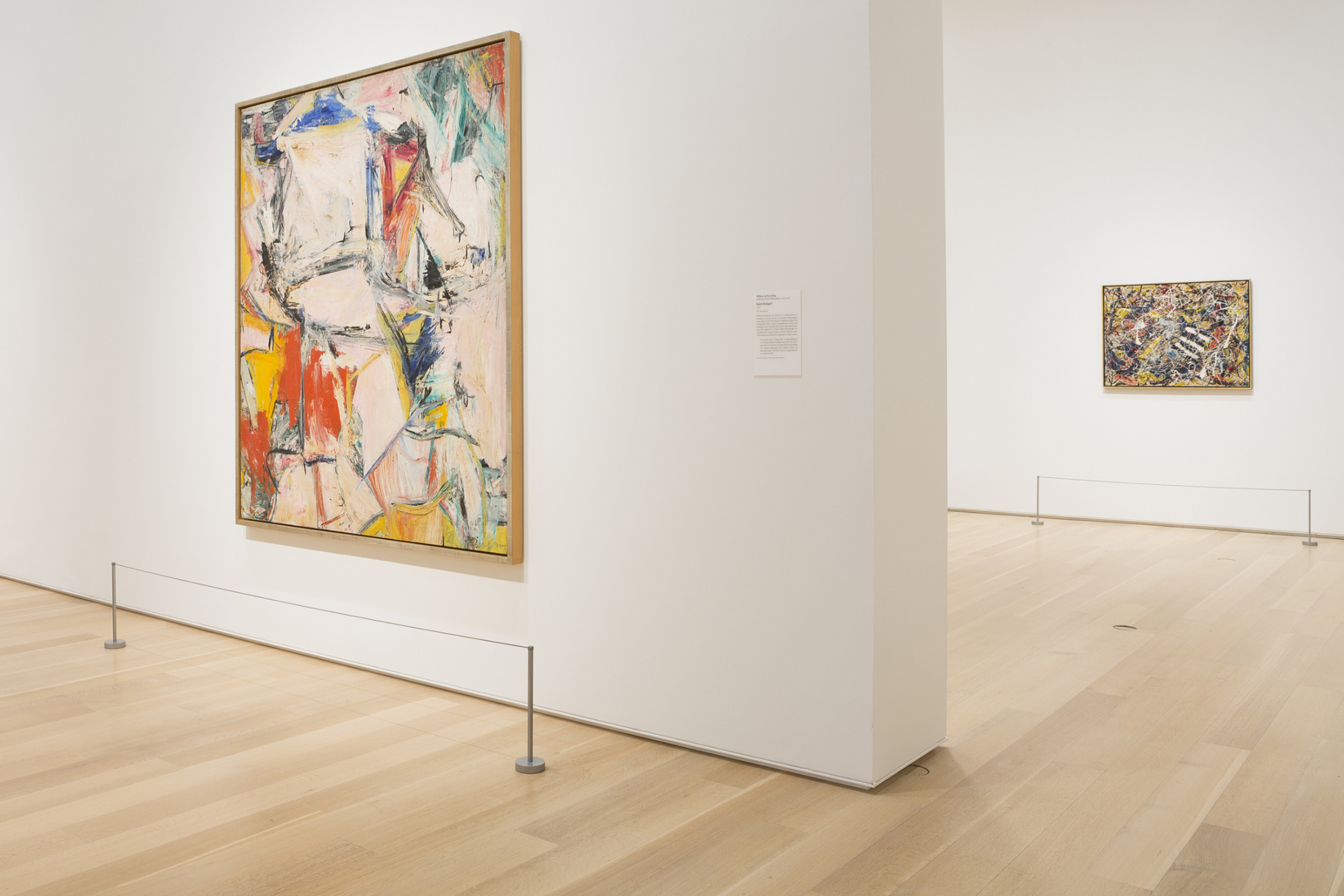 The Willem de Kooning and Jackson Pollock.

