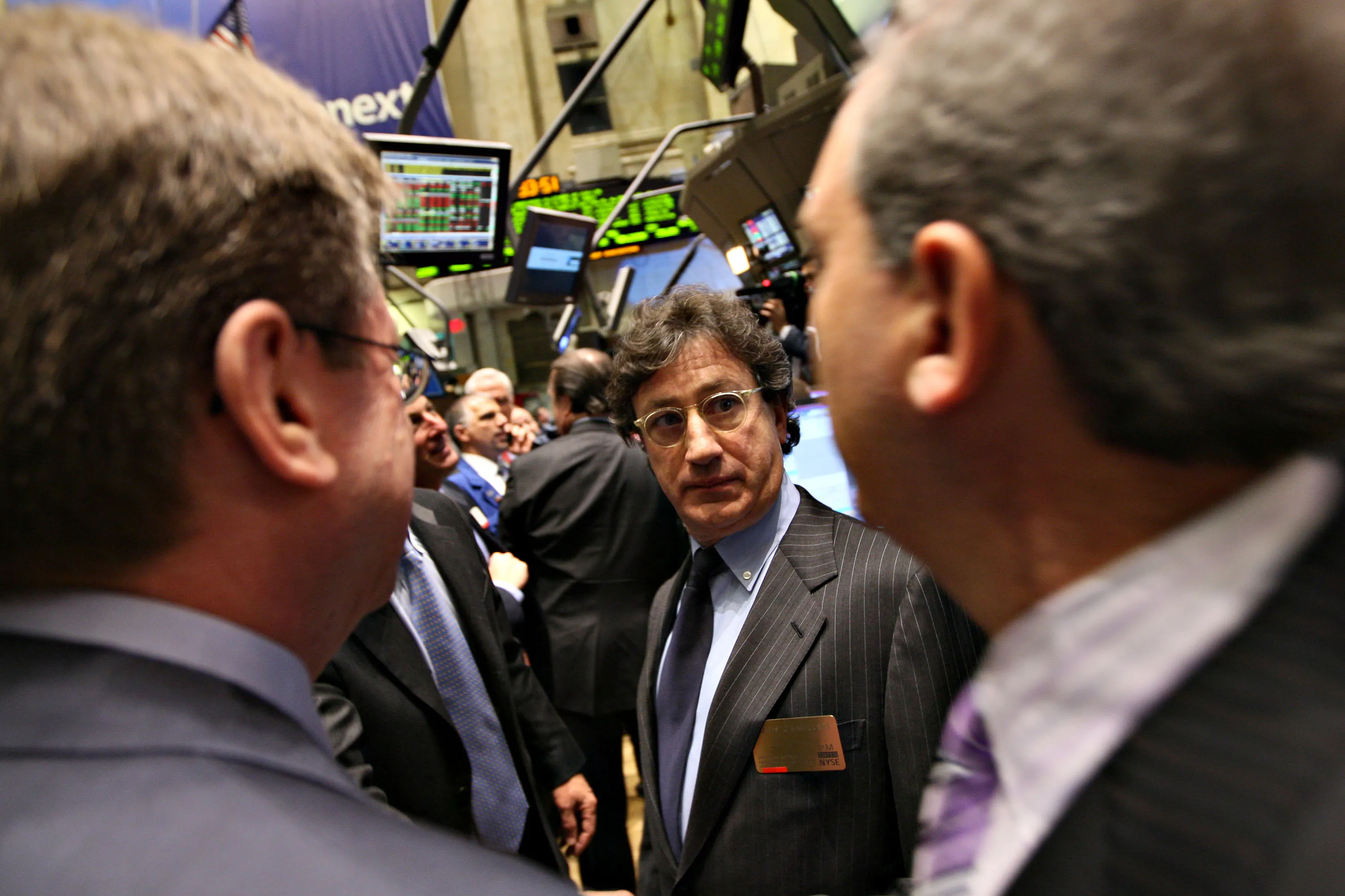 Louis Camilleri, center, in 2008.