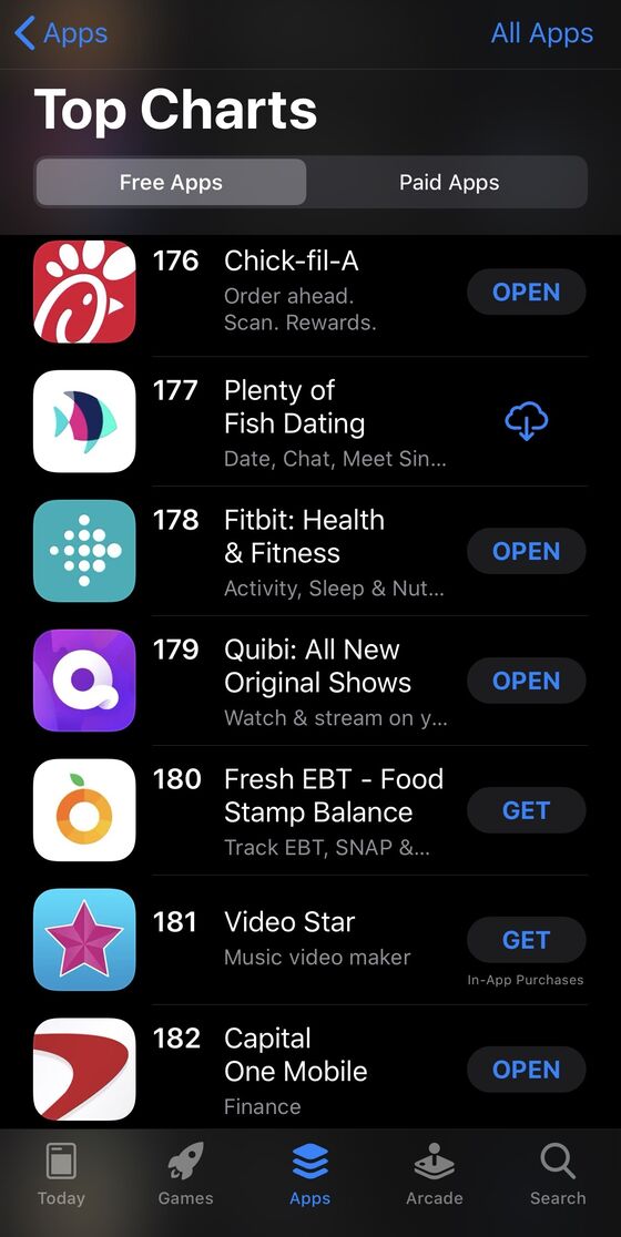Quibi Quibbles as TikTok Burns Up the App Charts