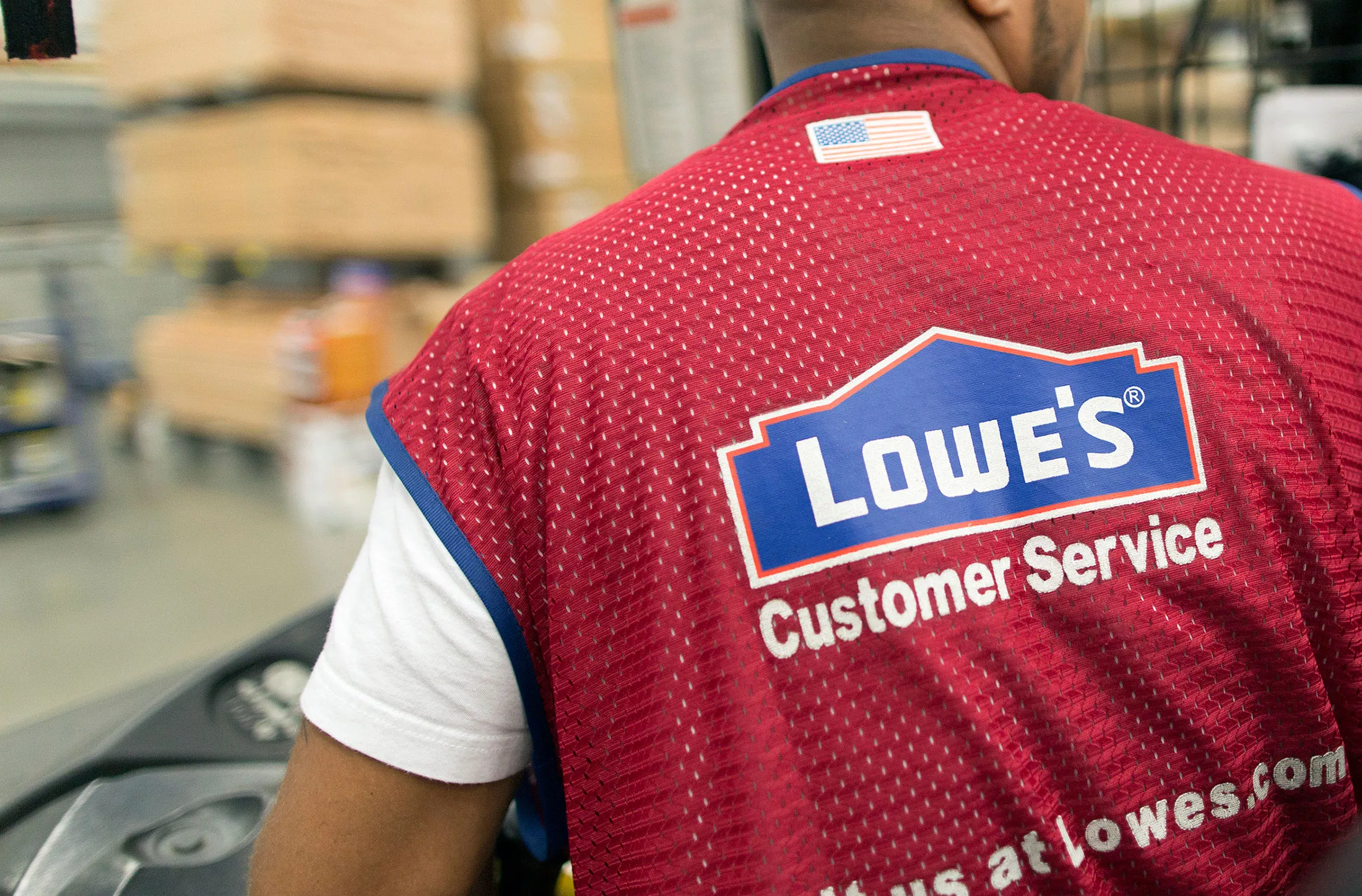 Elijah Carroll, 26, a Lowes lumber associate, operates a forklift at Lowes in Renton, Wash. on Monday, August 19, 2013.
