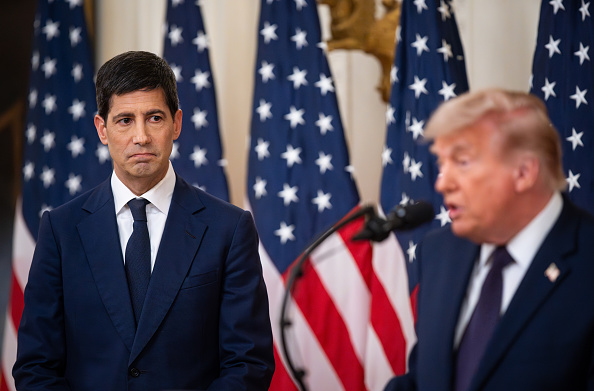 Kevin Warsh and Donald Trump.