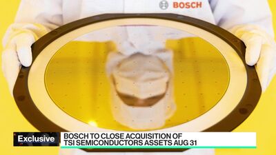 Watch Bosch CEO on Close of TSI Semiconductors Acquisition Bloomberg