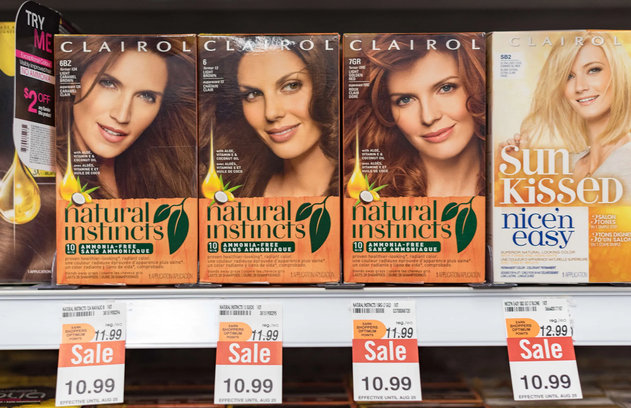 Clairol 'Natural Instincts' hair dye&nbsp;