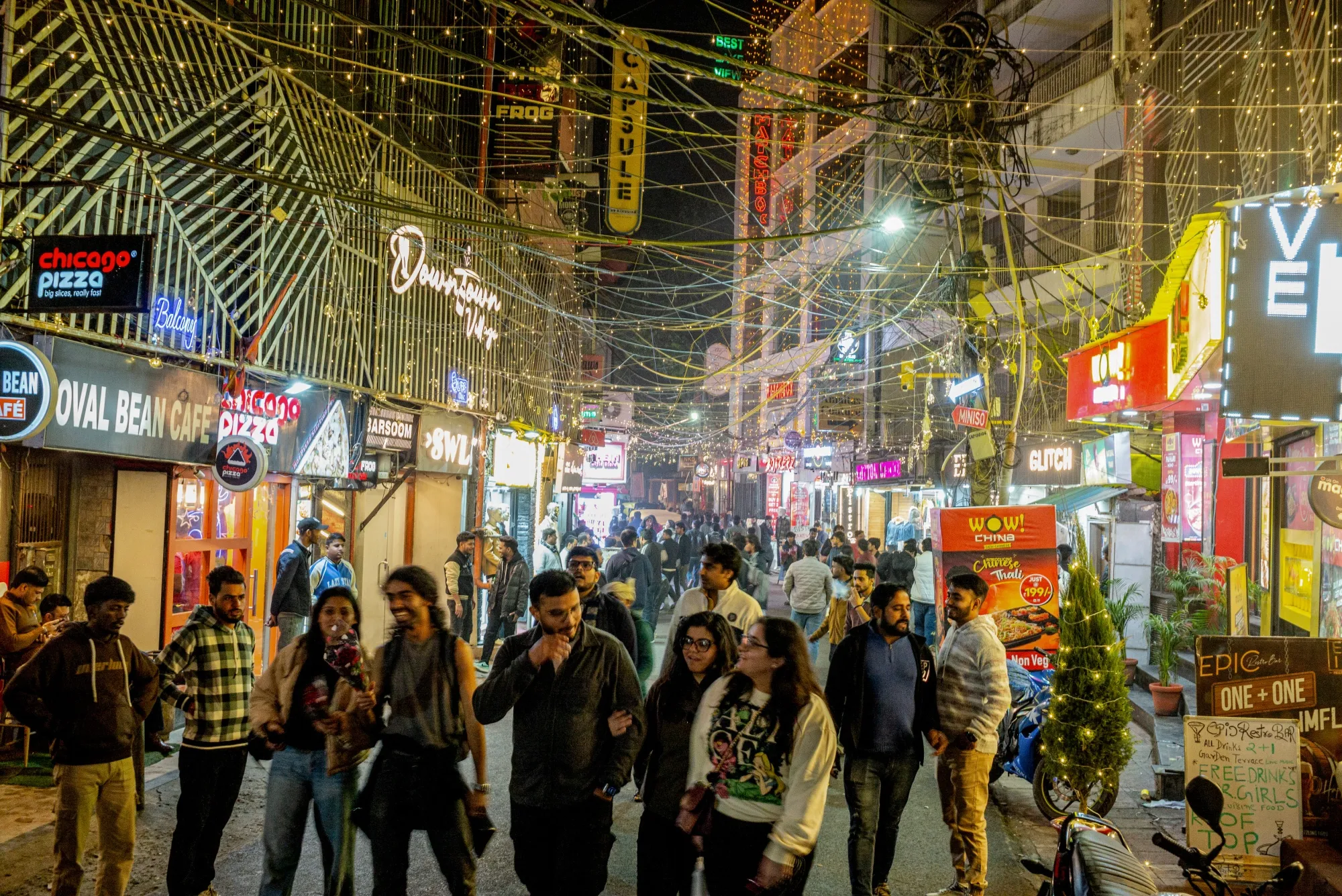 Hauz Khas village in New Delhi.