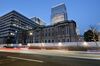 Traffic travels past the Bank of Japan (BOJ) headquarters in Tokyo, Japan.