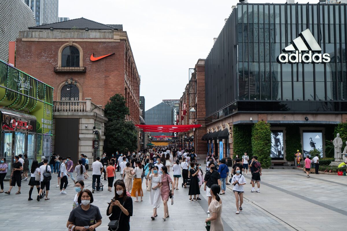 Adidas china outlet bloomberg uk