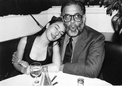 Francis Ford Coppola hugs daughter Sofia at the wrap party for The Godfather: Part III in which she played the role of Michael Corleone's daughter. Much of the family was in involved in the trilogy—his children had cameos, his sister played Connie Corleone, and his father wrote (and won an Oscar for) the score for the second film.