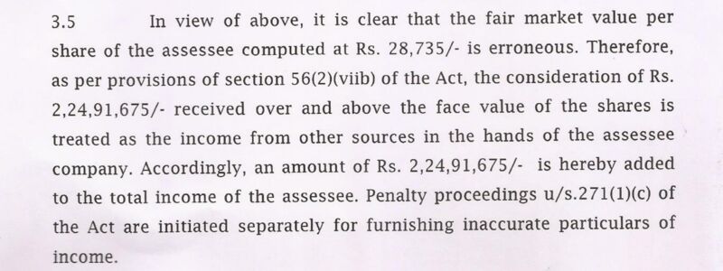 India's "angel tax" bill