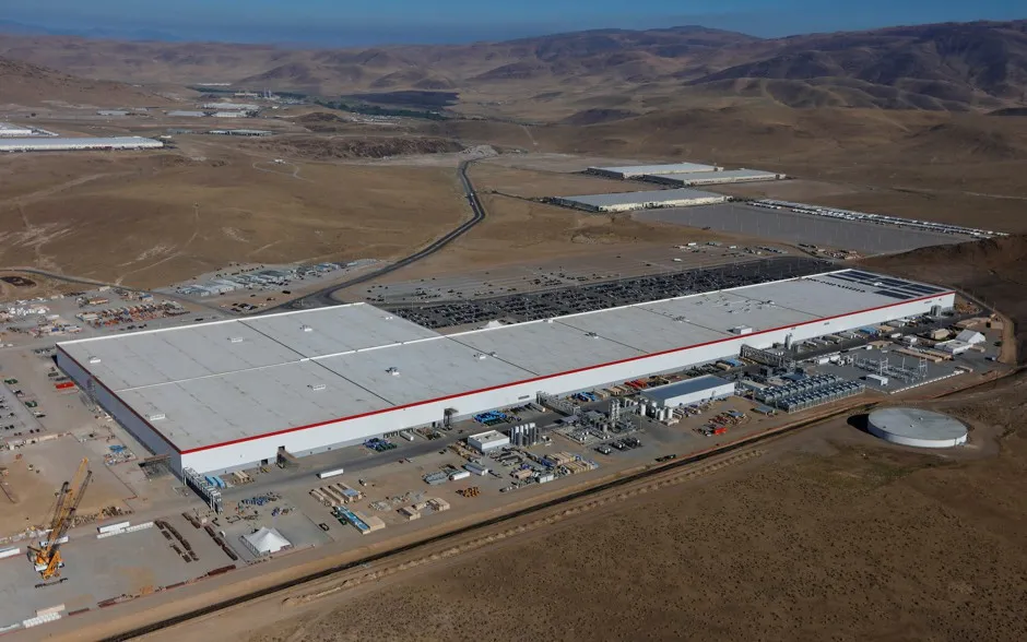 The Tesla Gigafactory in Storey County, Nevada.
