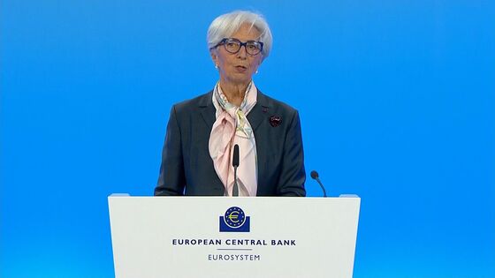 Lagarde Says ECB Isn’t Discussing Phase-Out of Stimulus