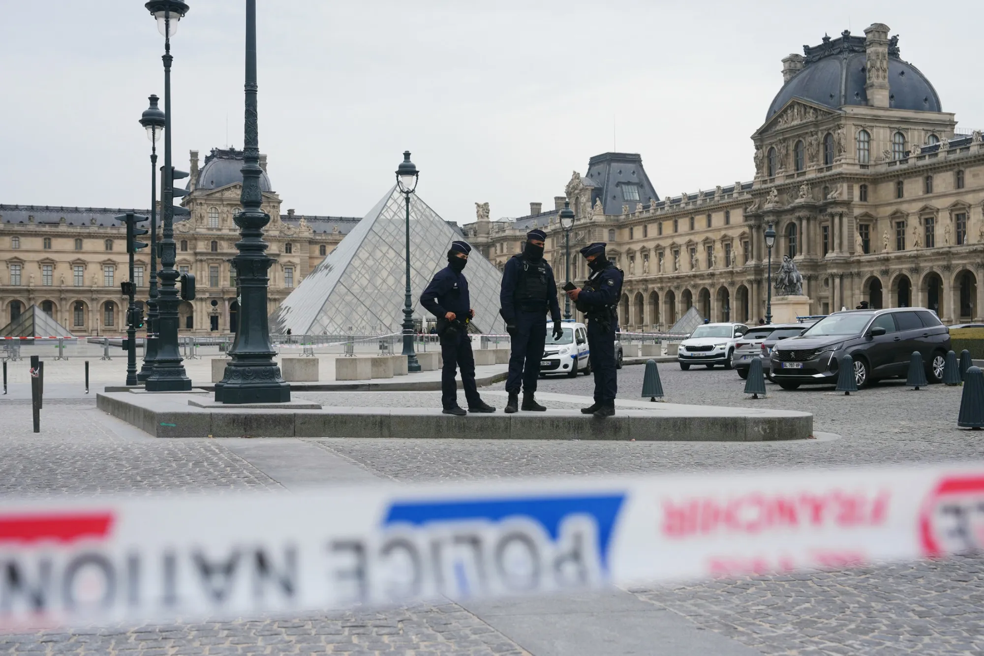 The Louvre museum was struck by thieves in October.