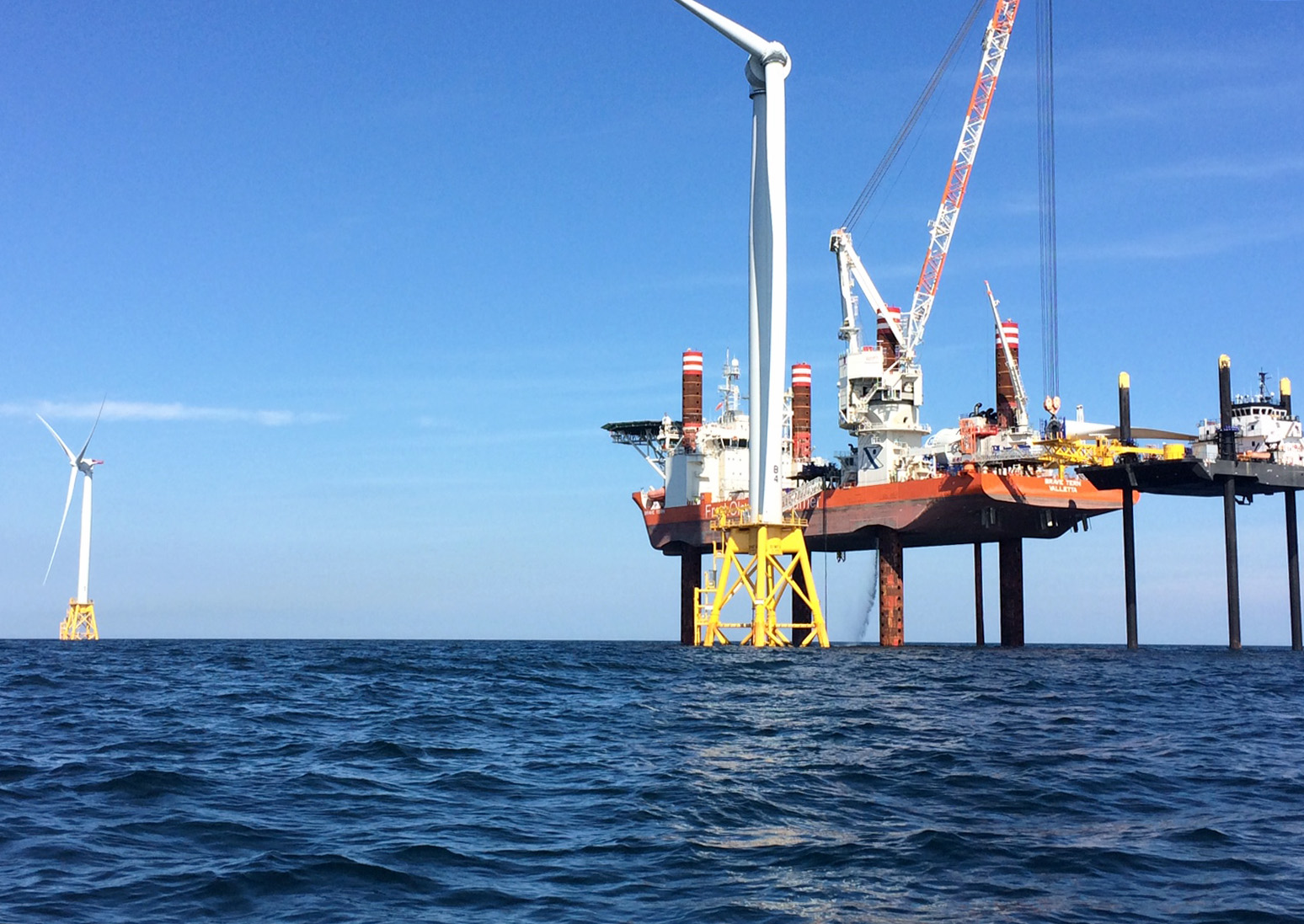 Deepwater Wind LLC project off the coast of Rhode Island.
