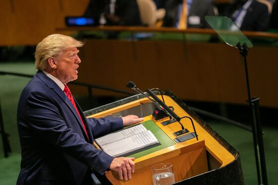 Trump Uses UN Speech to Hit China Over Trade Weeks Before Talks