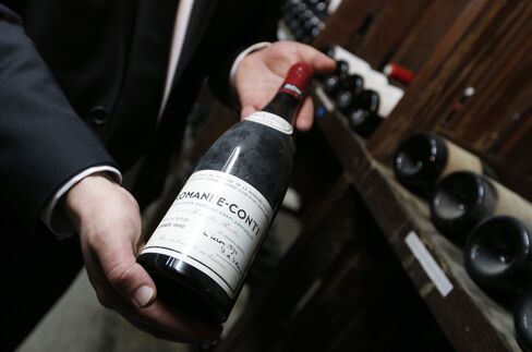 A Bottle of Domaine de la Romanee-Conti