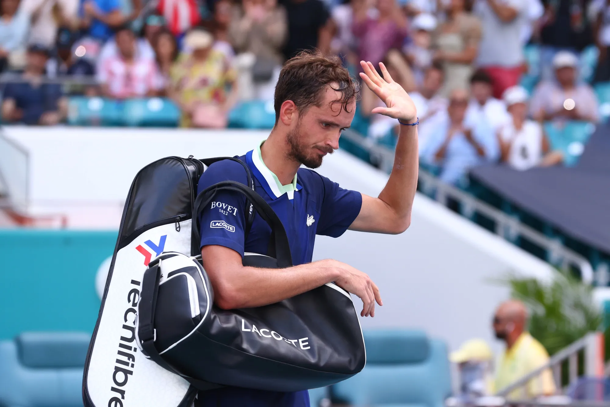 Daniil Medvedev was&nbsp;barred from Wimbledon’s 2022 tournament along with all players from Russia and Belarus.