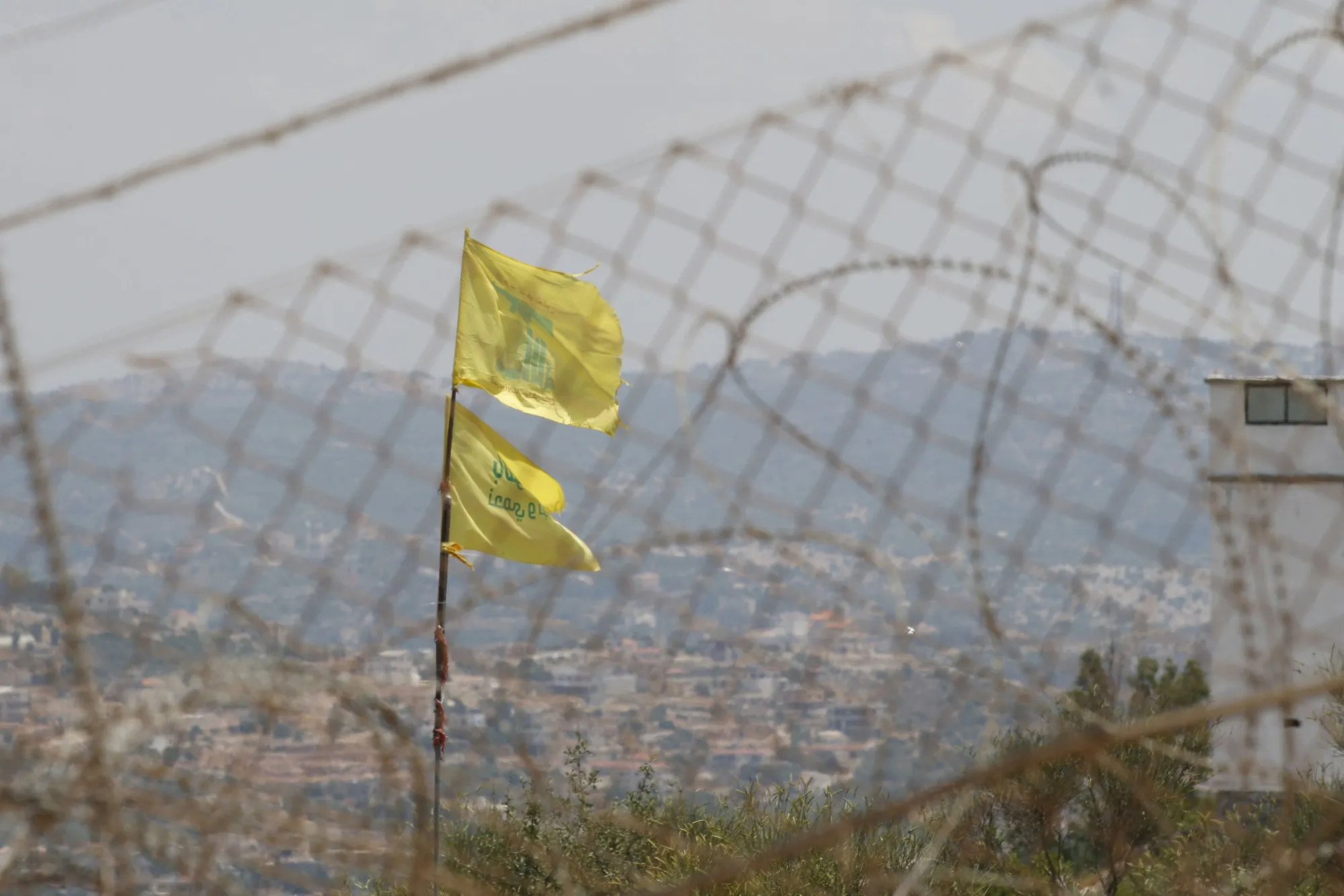 Hezbollah said it hit an Israeli reconnaissance site in Arab al-Aramshe on Wednesday.
