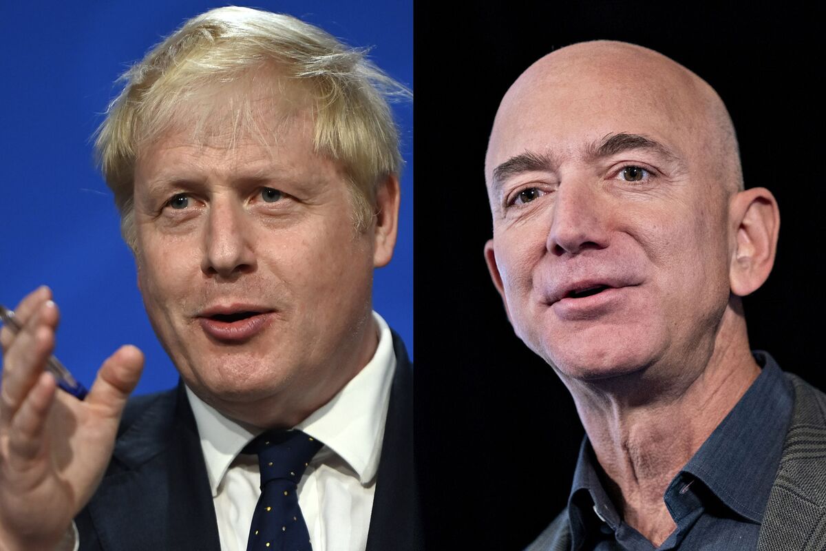 Johnson To Tell Bezos Amazon Must Pay Fair Share Of Taxes Bloomberg Johnson To Tell Bezos Amazon Must Pay Fair Share Of Taxes Bloomberg
