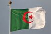 The national flag of the Algerian People's Democratic