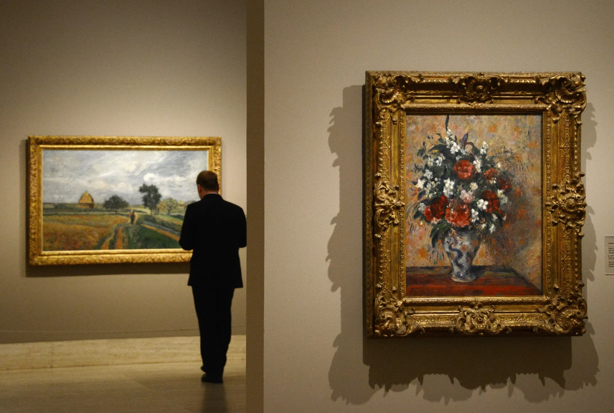 Camille Pissarro’s paintings at the Thyssen-Bornemisza museum in Madrid.