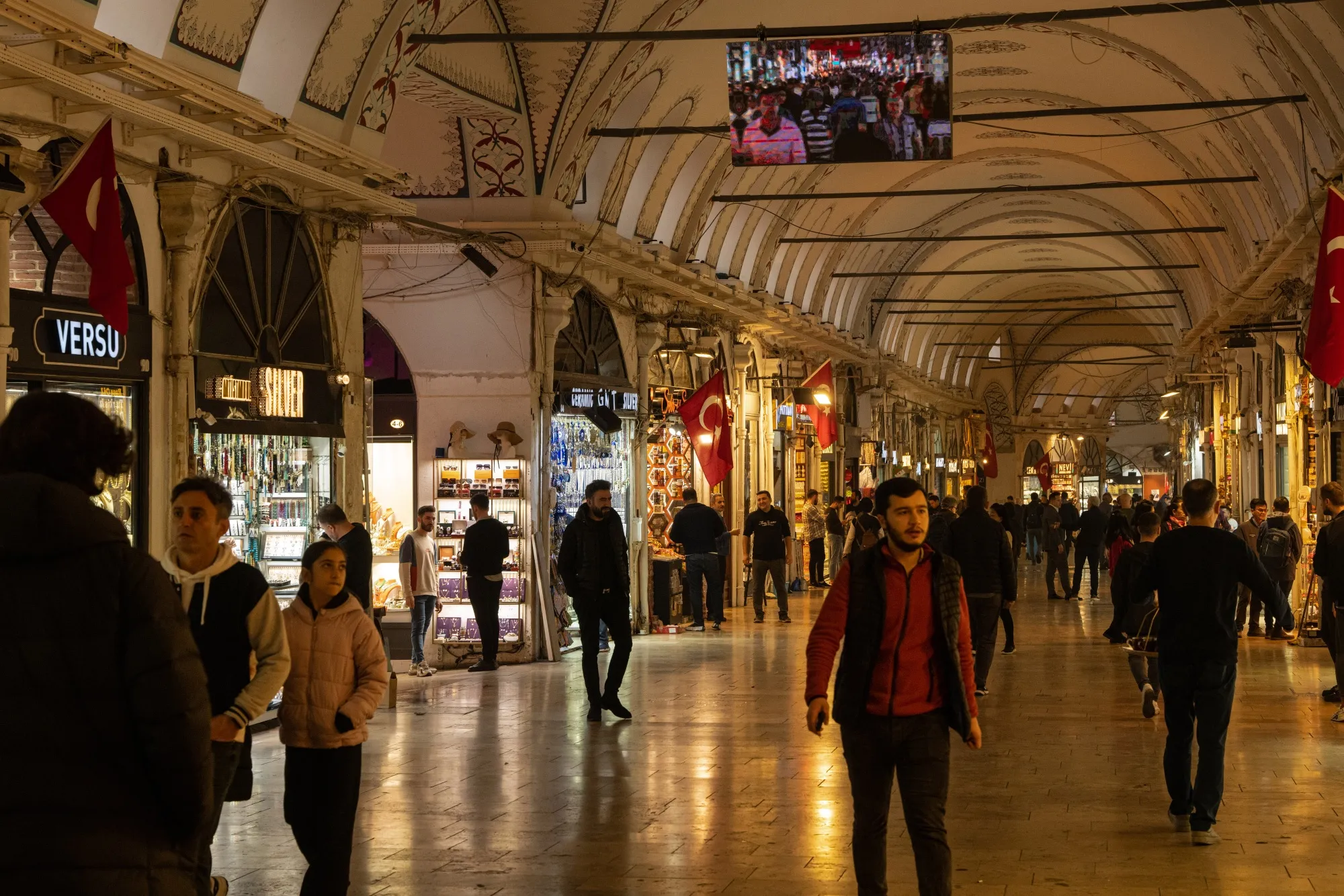 The Grand Bazaar in Istanbul, Turkey.