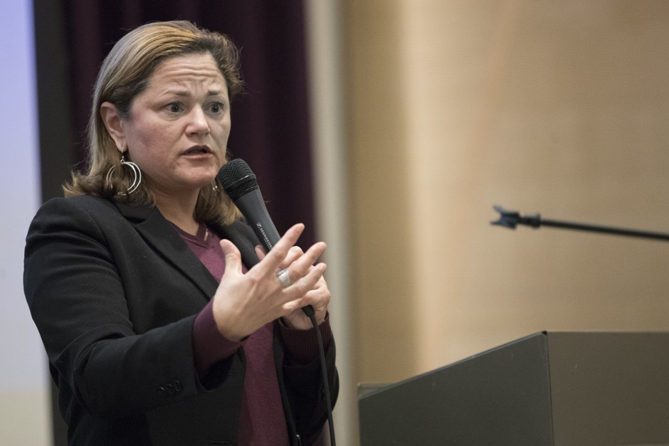 Former City Council Speaker Melissa Mark-Viverito says she's running, in part, because there is currently &quot;no woman in citywide leadership.&quot;