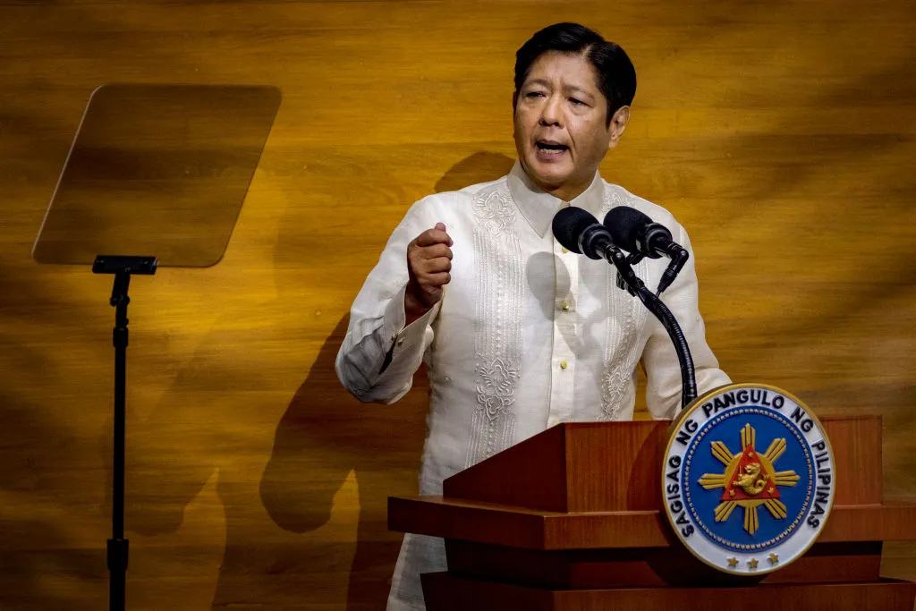 Present Marcos Philippinesâ Marcos Blasts China For âRecklessâ Move in Airspace ...