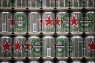 Beer Production Inside A Heineken NV Brewery