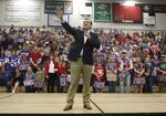 Presidential candidate Ted Cruz at a campaign rally.