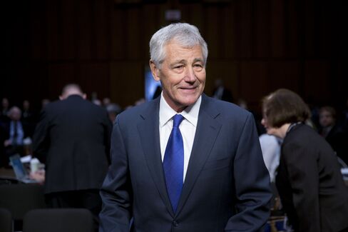 U.S. Defense Secretary Chuck Hagel